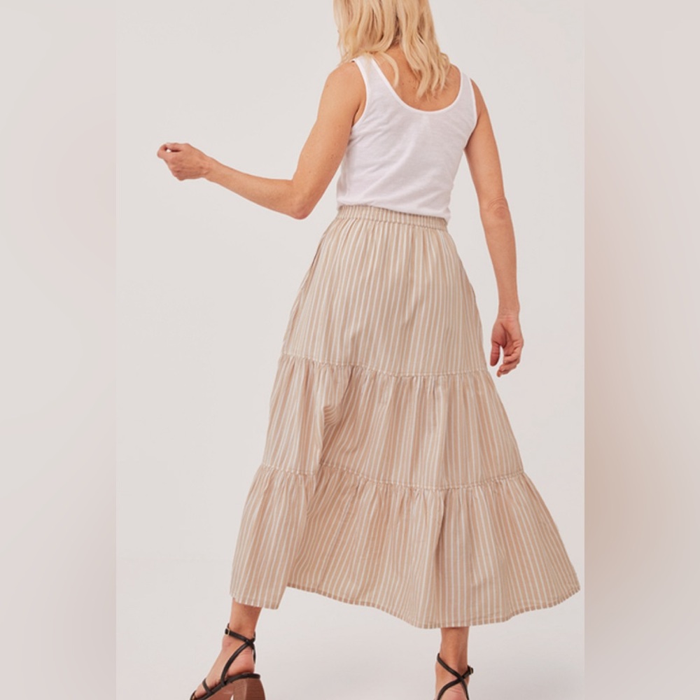 Sunset Light Gauze Tiered Skirt NWT